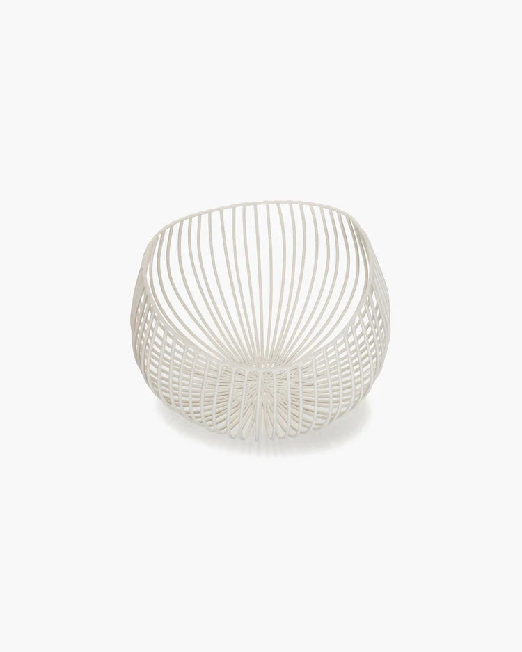 Metallkorb weiß, klein