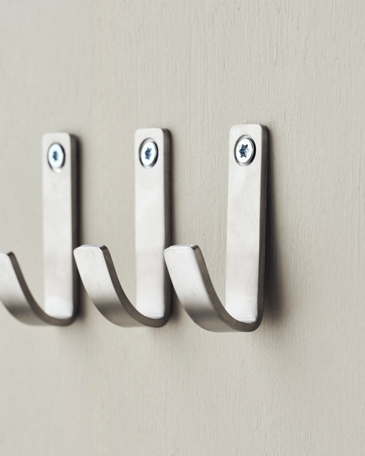 Haken, Edelstahl gebürstet