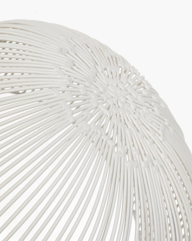 Metallkorb weiß, groß