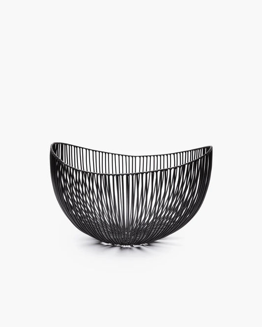 Metallkorb schwarz, groß