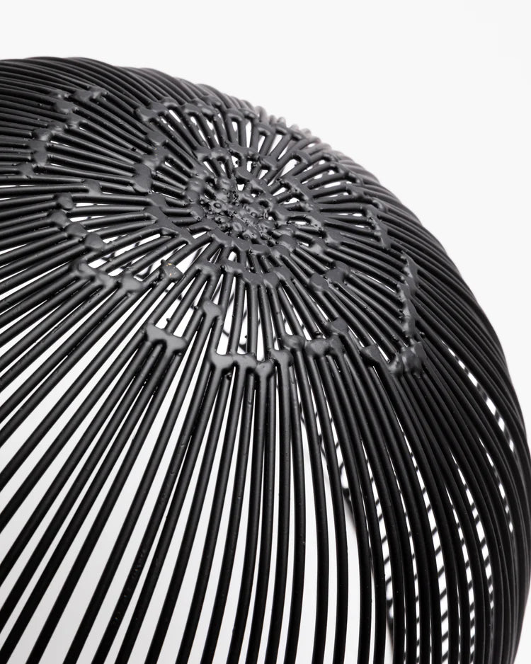 Metallkorb schwarz, groß