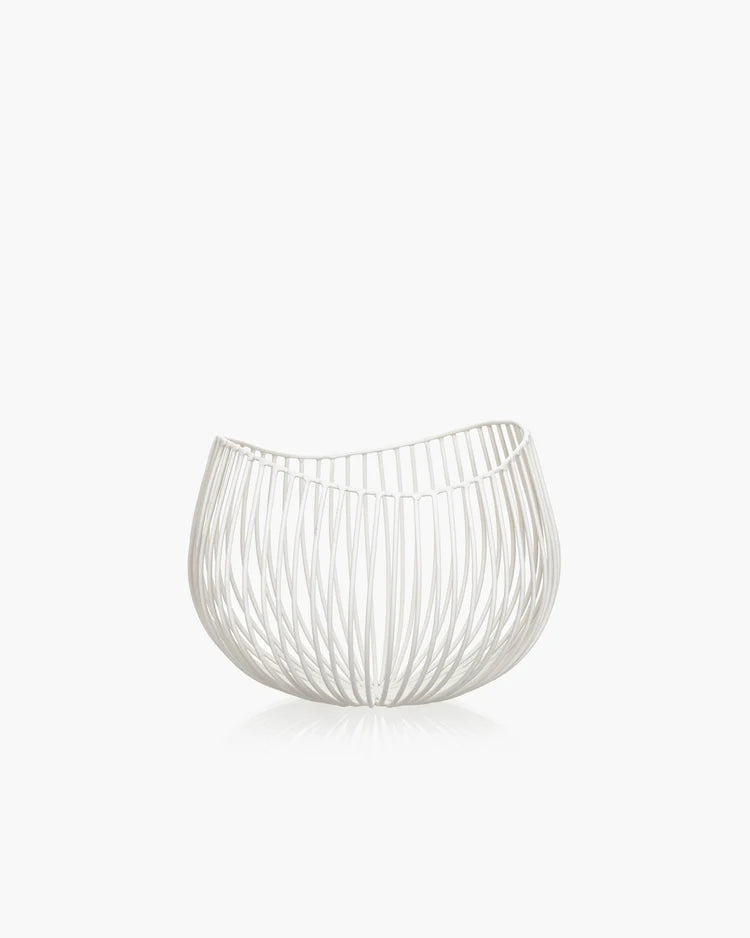 Metallkorb weiß, klein