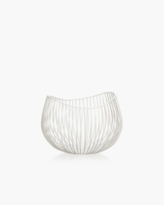 Metallkorb weiß, klein