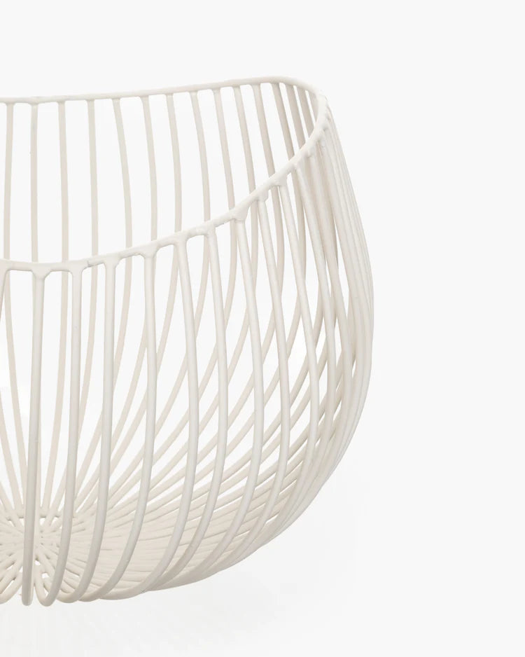 Metallkorb weiß, klein