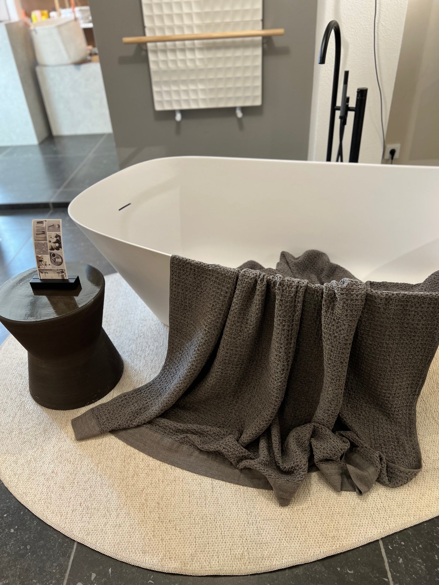 Große Decke oder Plaid  „Brera“ aus Baumwolle