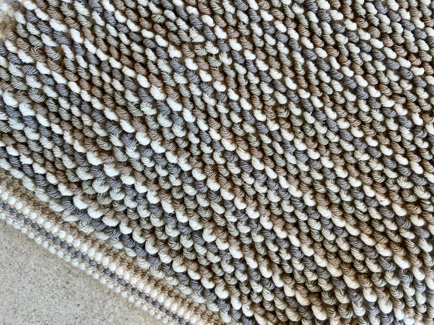 Badematte farbig gewebt